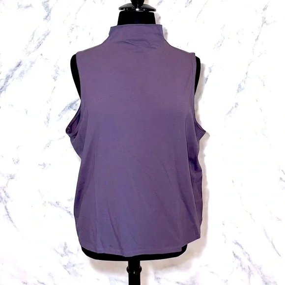 NWT ATHLETA Outbound Tank Plus 2X Nightfall Purple - Picture 2 of 14